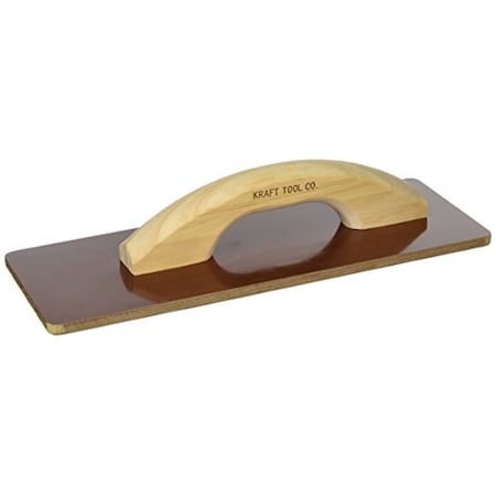 Kraft Tool 14"x5" Square End Laminated Canvas-Resin Float With Wood Handle CF530